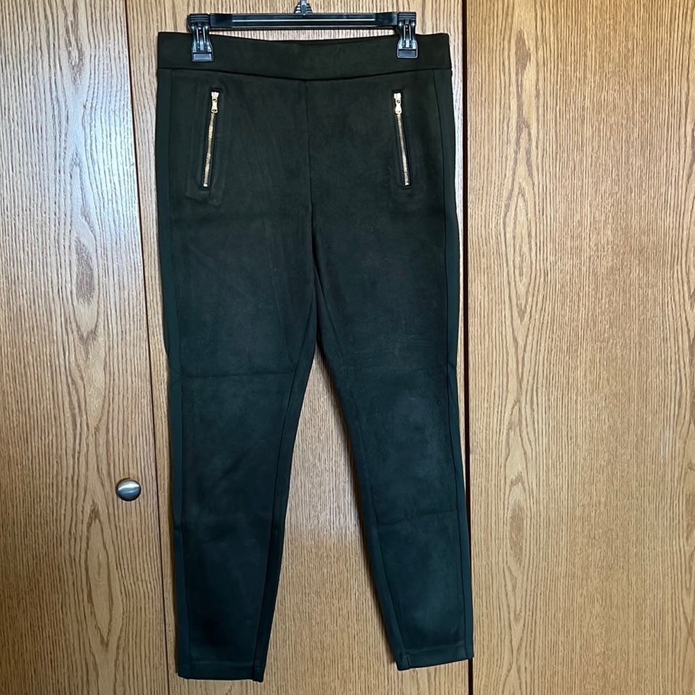 LOFT faux suede leggings